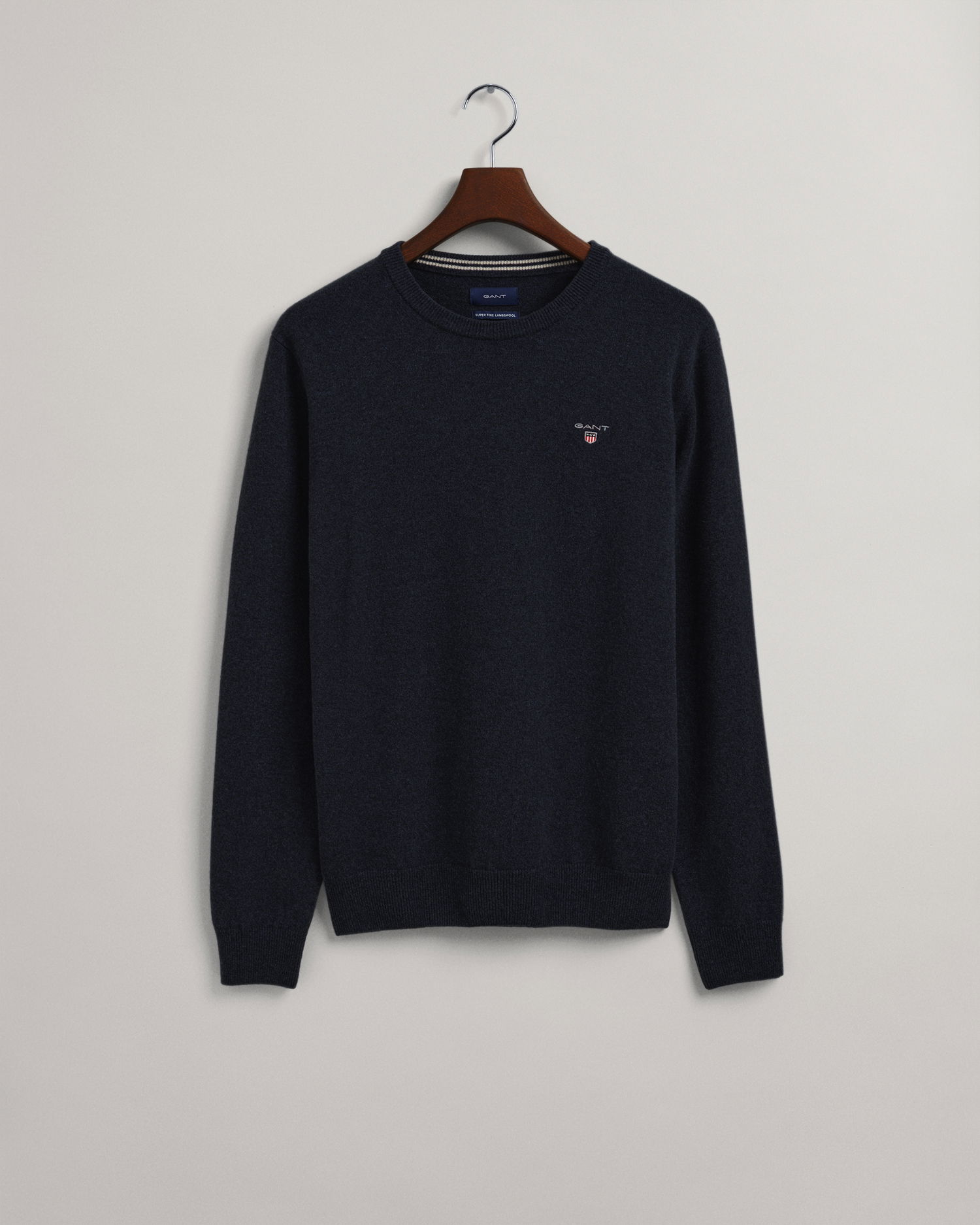 Super Fine Lambswool Crew Neck Sweater