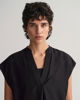 Kortermet Bluse med V-Hals
