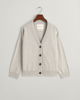 Superfin lammeull cardigan 