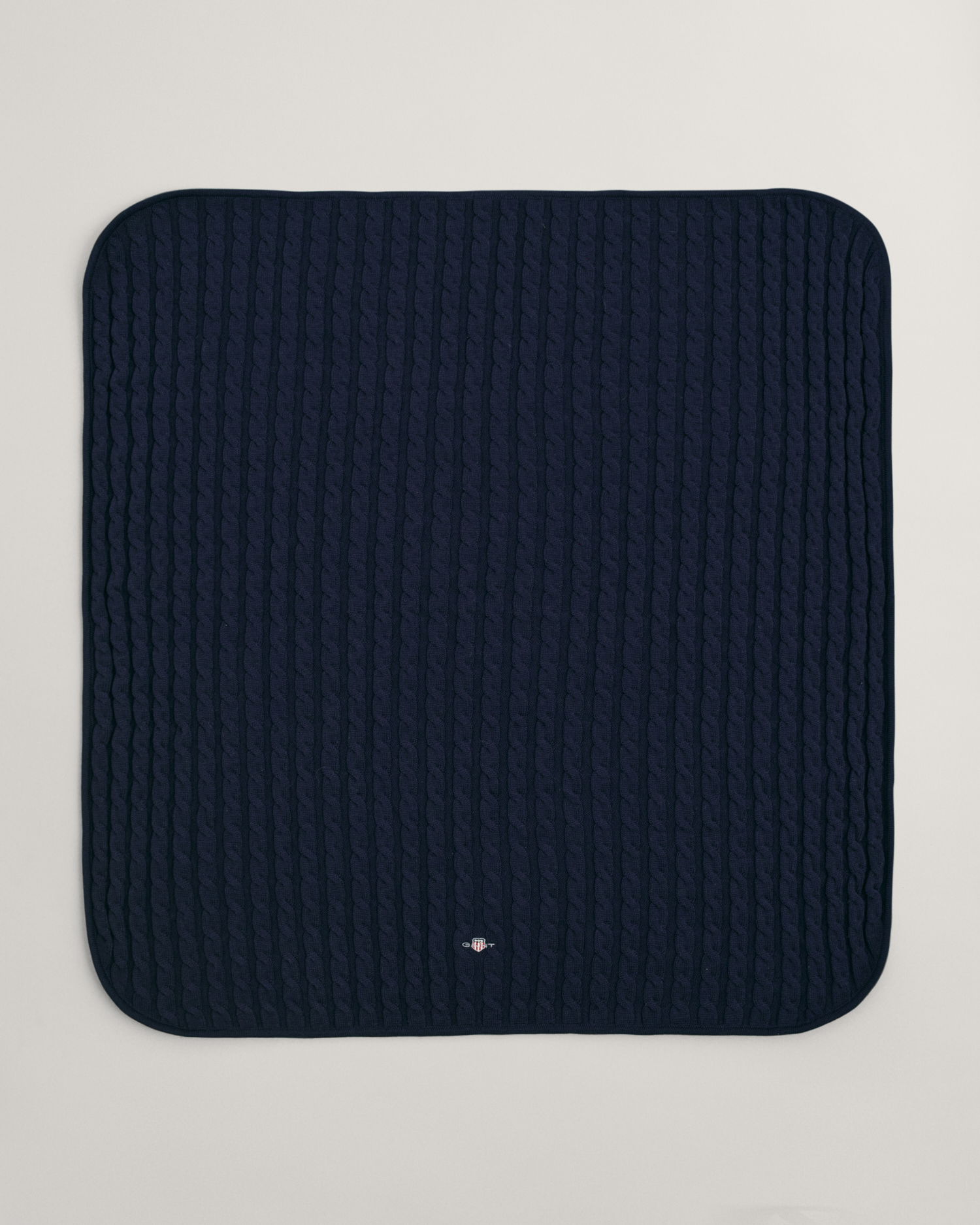 Baby Shield Cotton Cable Knit Teppe
