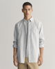 Regular Fit Striped Archive Oxford skjorte