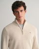 Bomullsgenser med half-zip