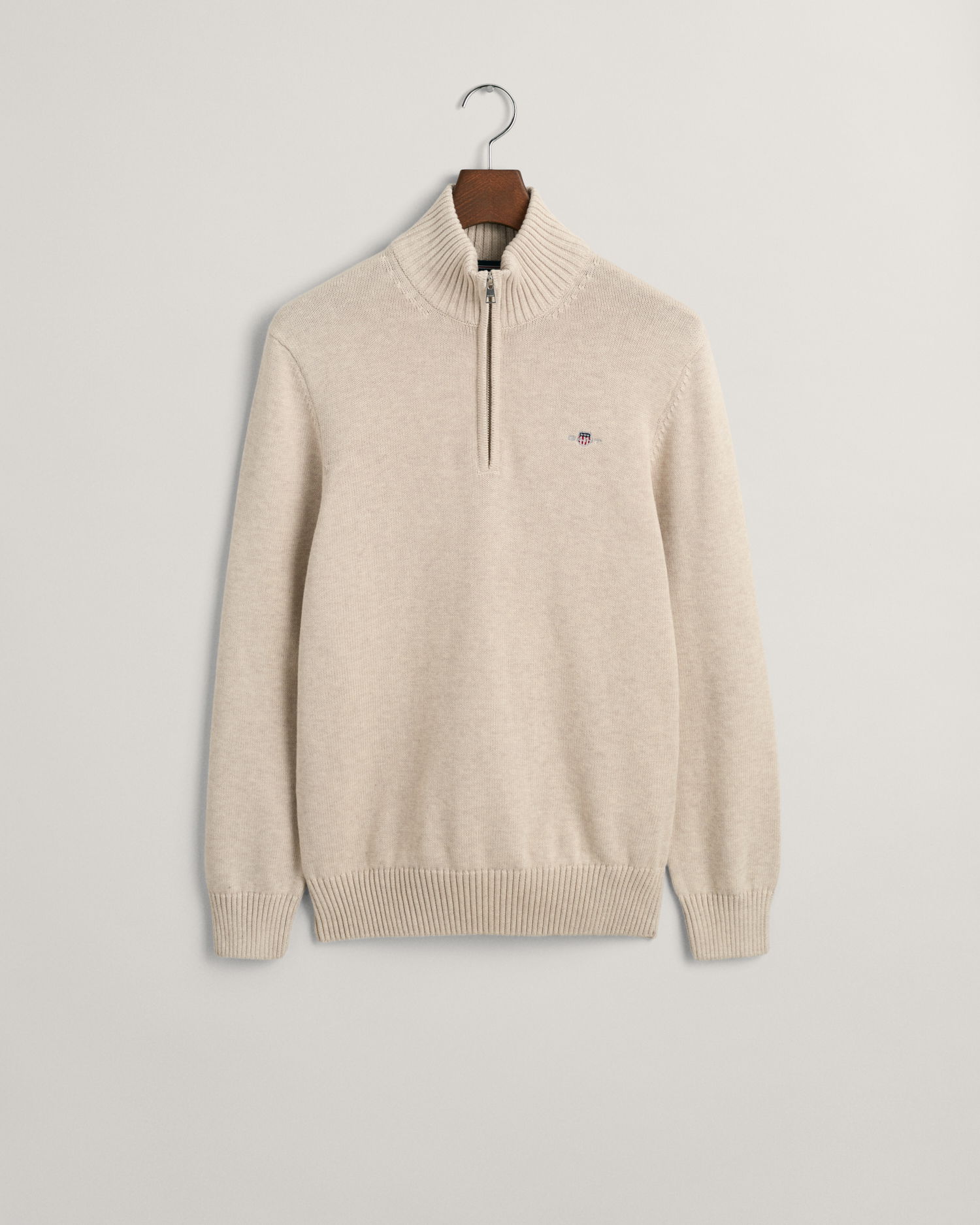 Bomullsgenser med half-zip