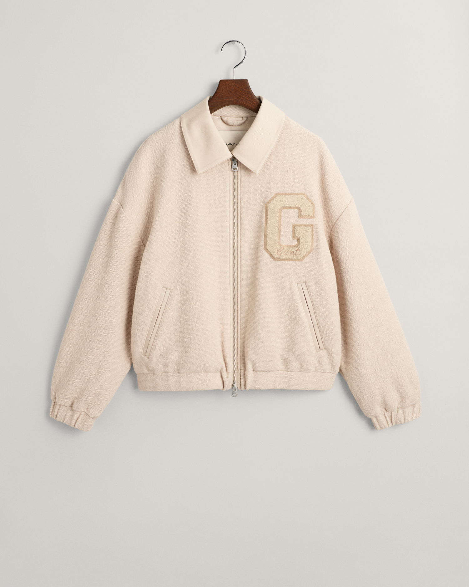 Teksturert Varsity-jakke