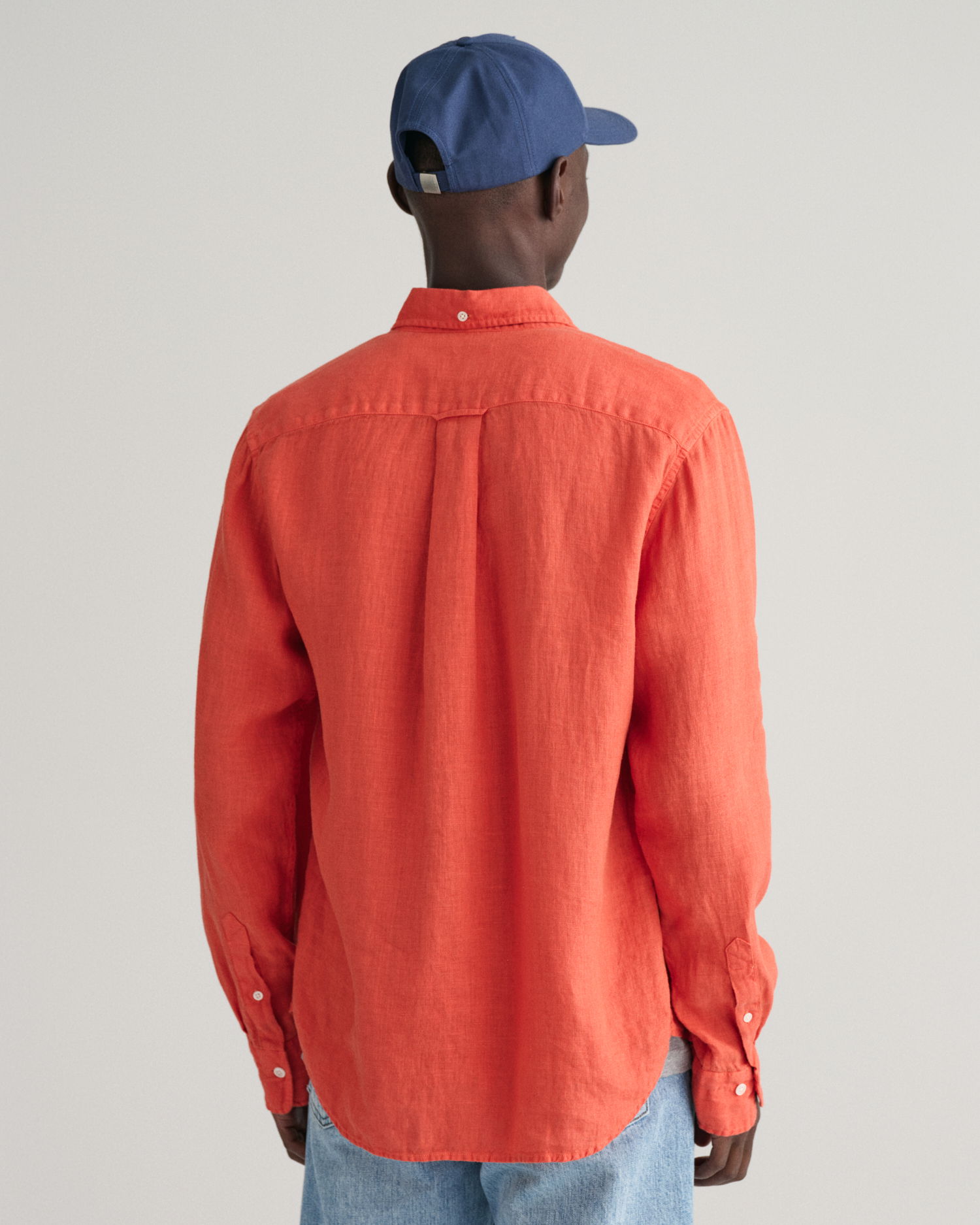 Regular Fit Garment-Dyed Linen Shirt