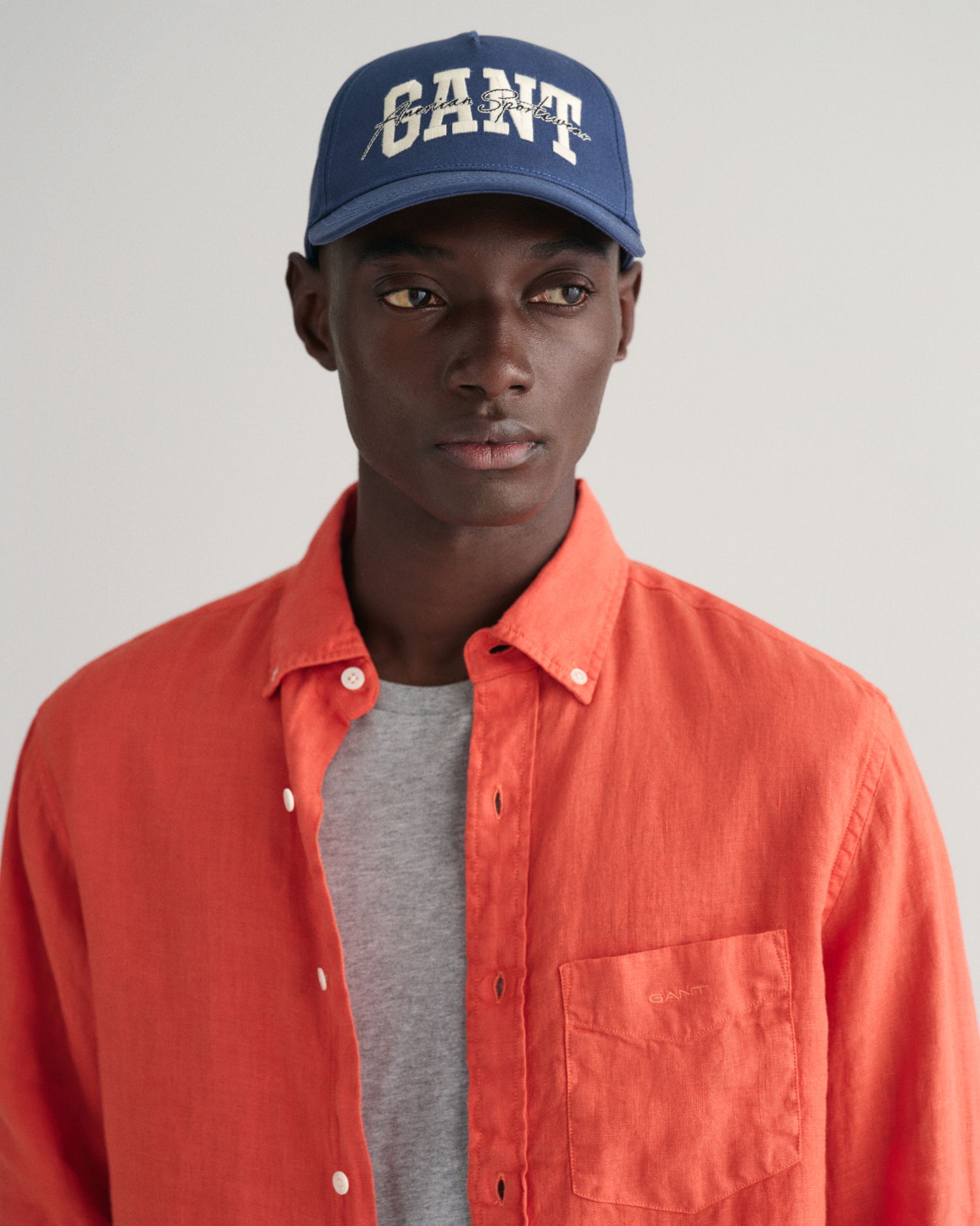 Regular Fit Garment-Dyed Linen Shirt