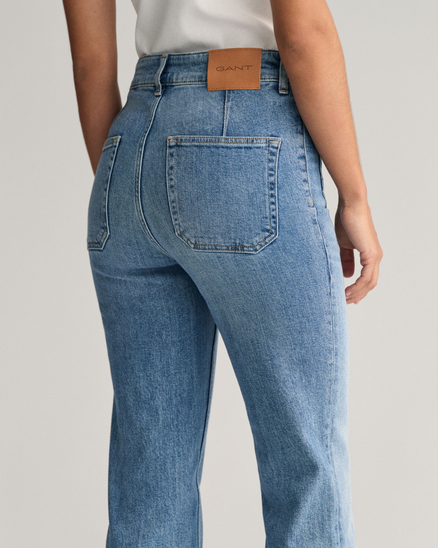 Slim Fit Flared Jeans