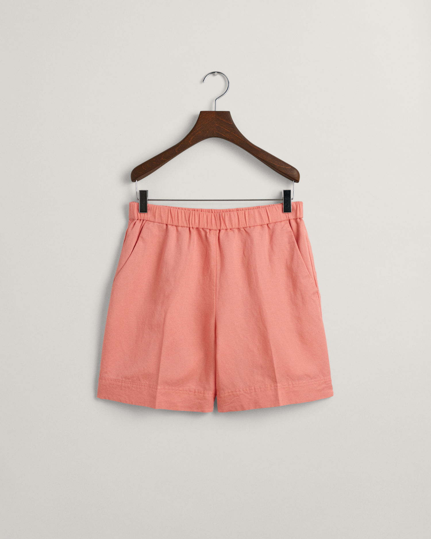 Pull-On-shorts i linblanding med avslappet passform