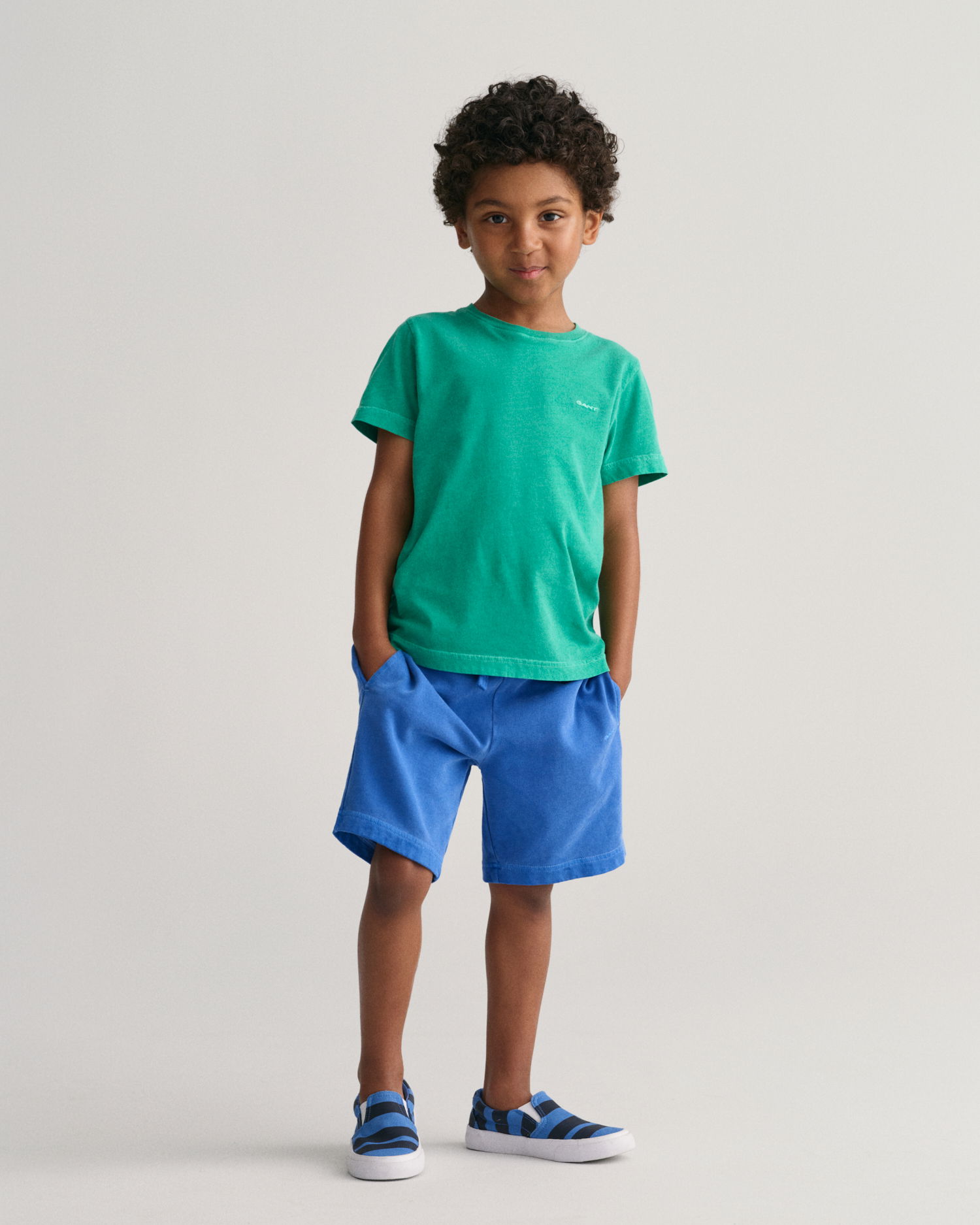 Kids solbleket t-skjorte