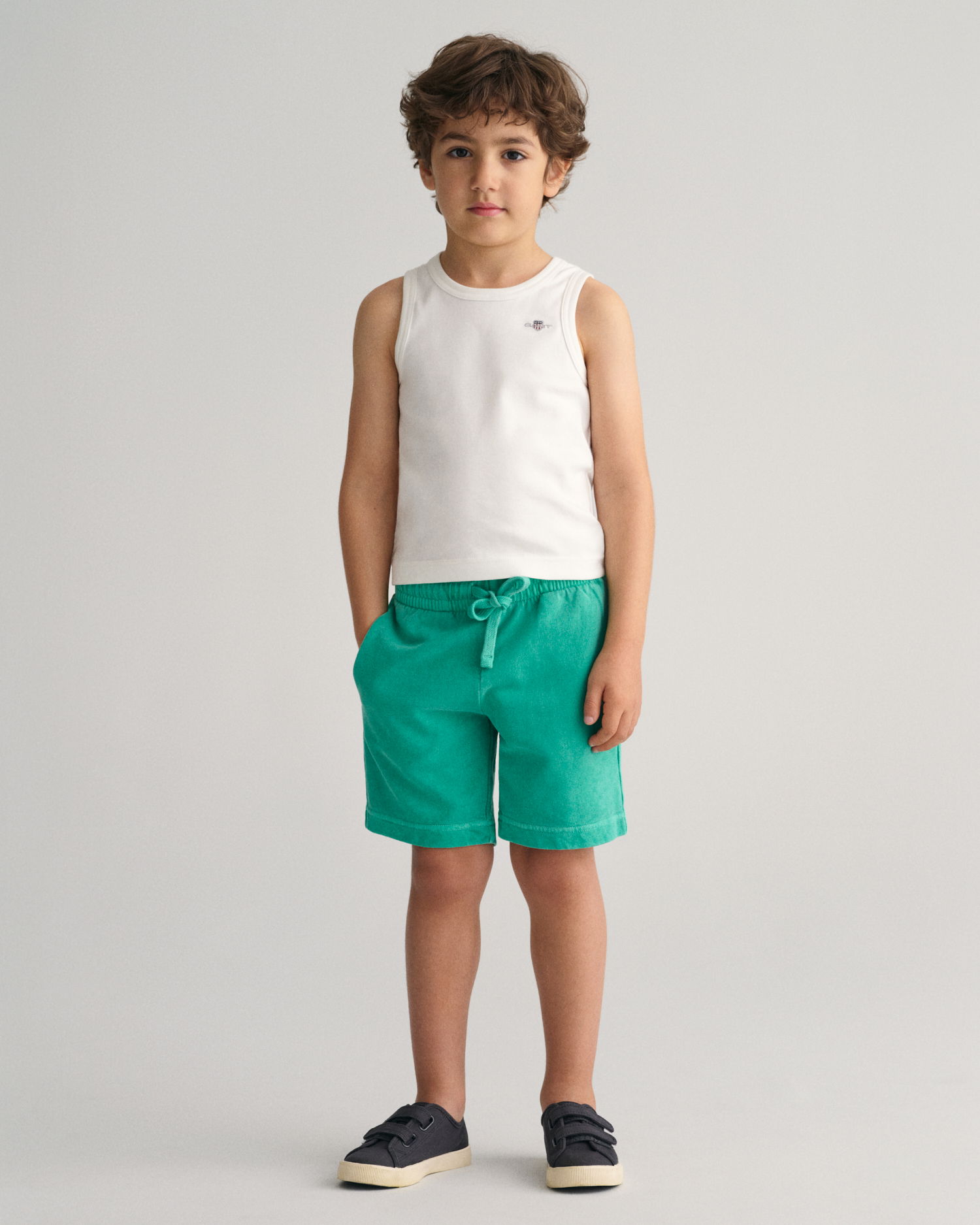 Kids solbleket joggeshorts
