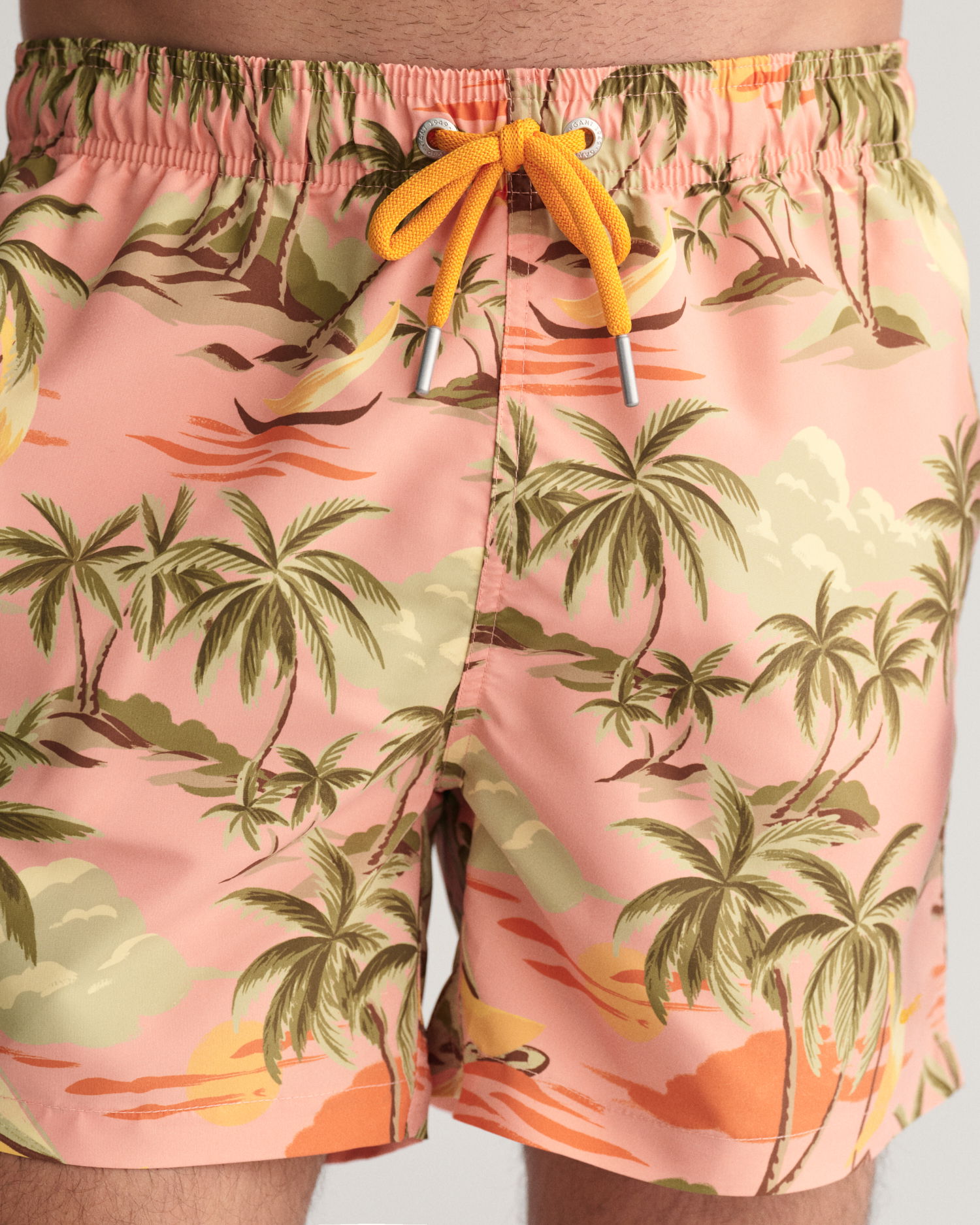 Svømmeshorts med hawaiisk trykk
