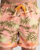 Svømmeshorts med hawaiisk trykk
