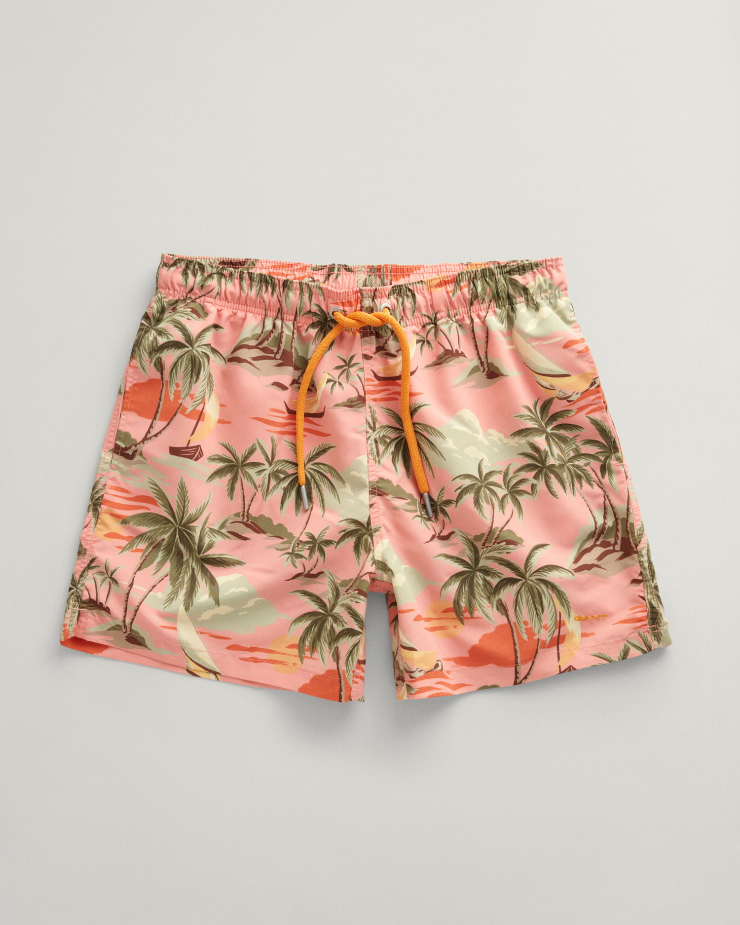Svømmeshorts med hawaiisk trykk