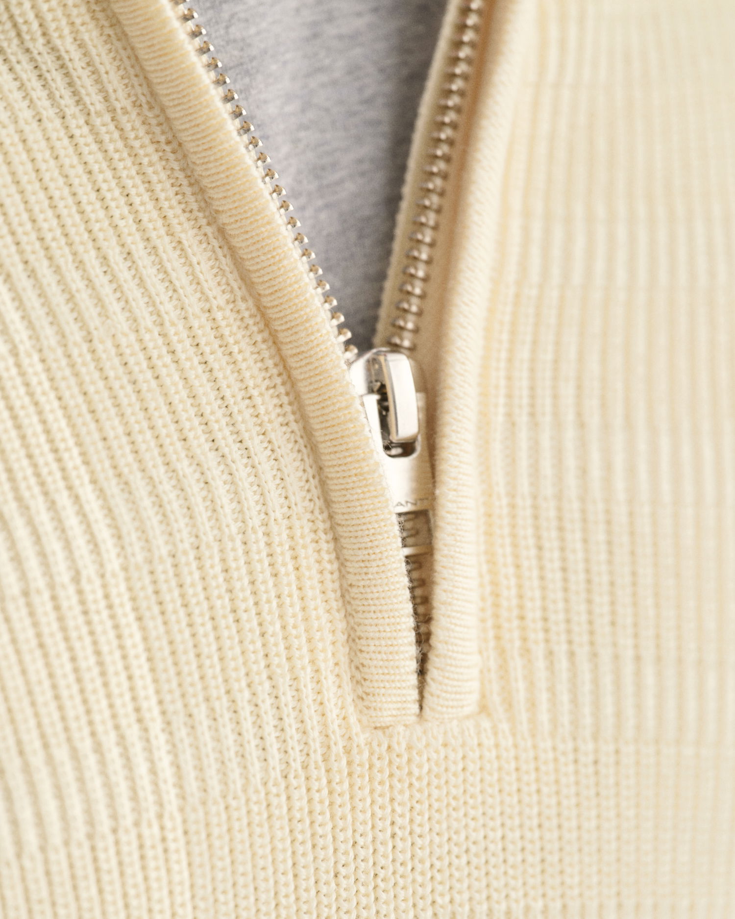 Bomullsgenser med half-zip 