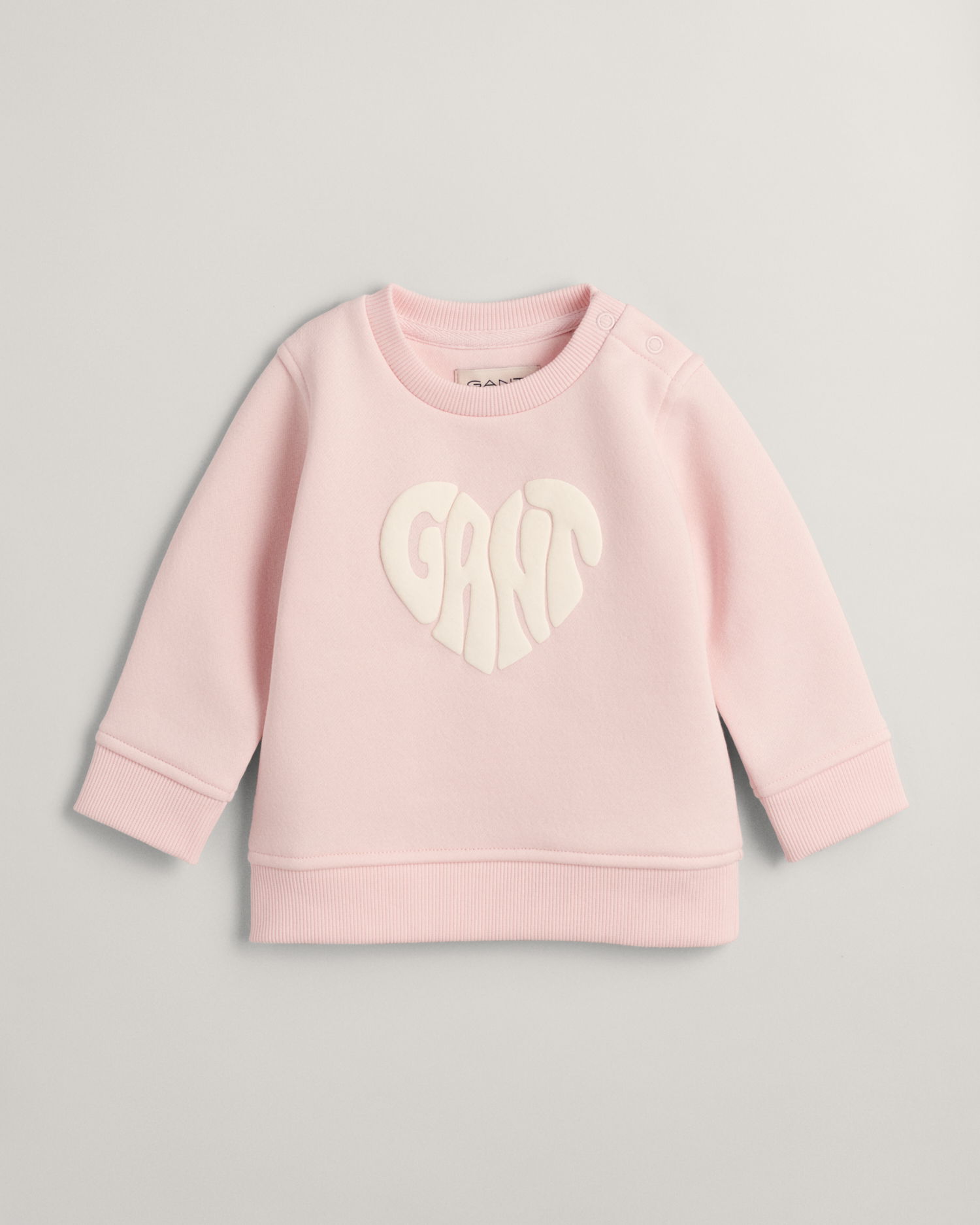 Baby Heart Graphic Sweatshirt med rund hals