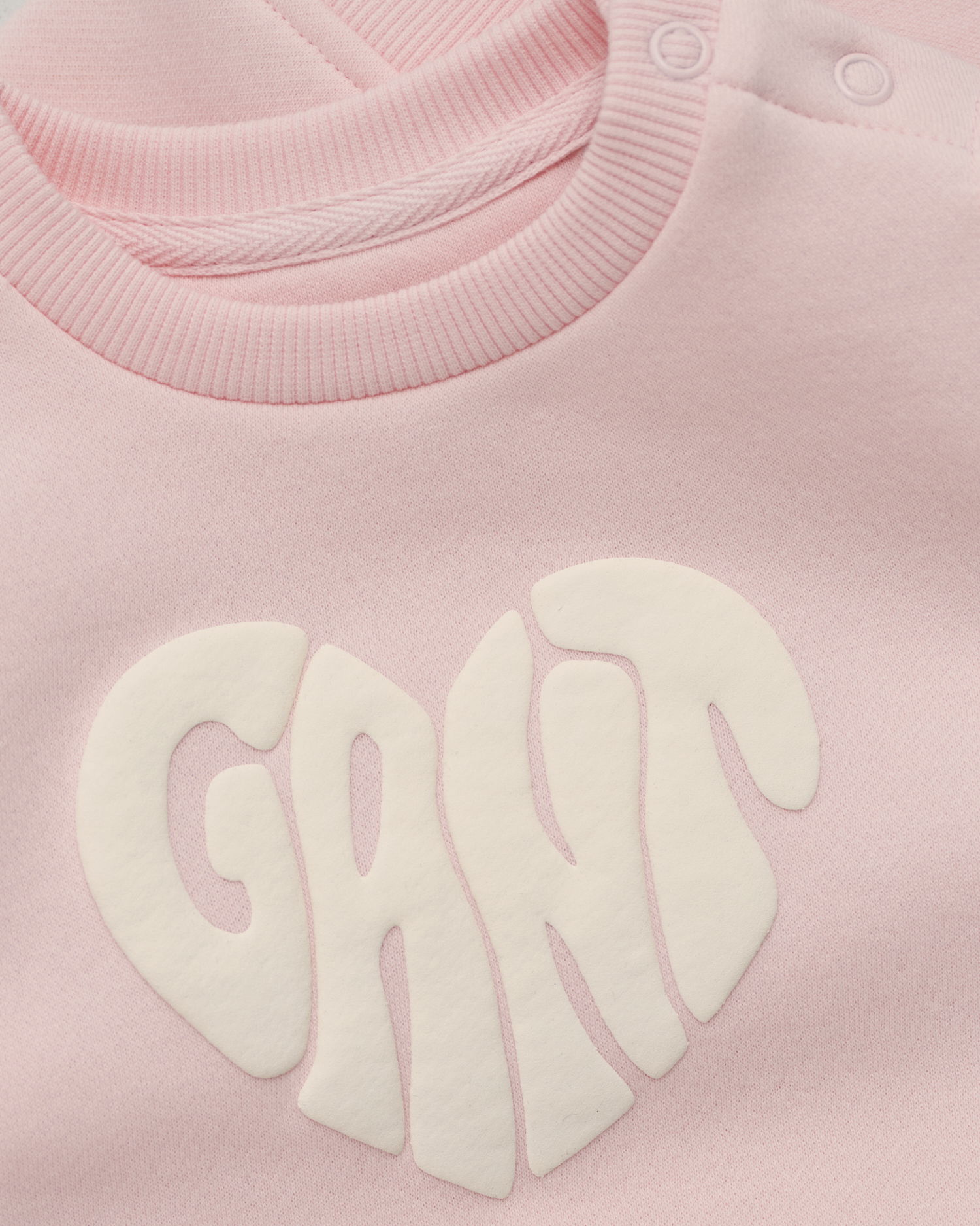 Baby Heart Graphic Sweatshirt med rund hals