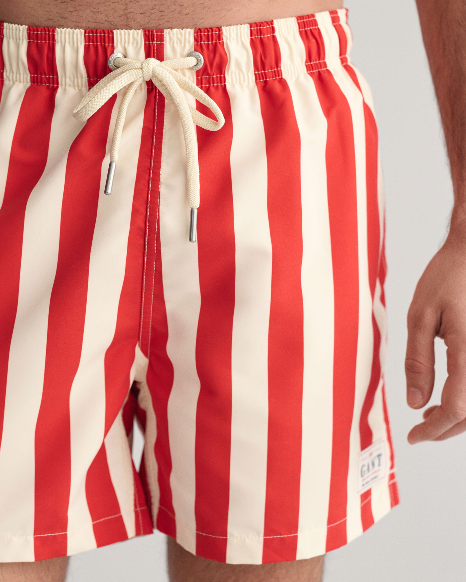 Badeshorts med brede striper