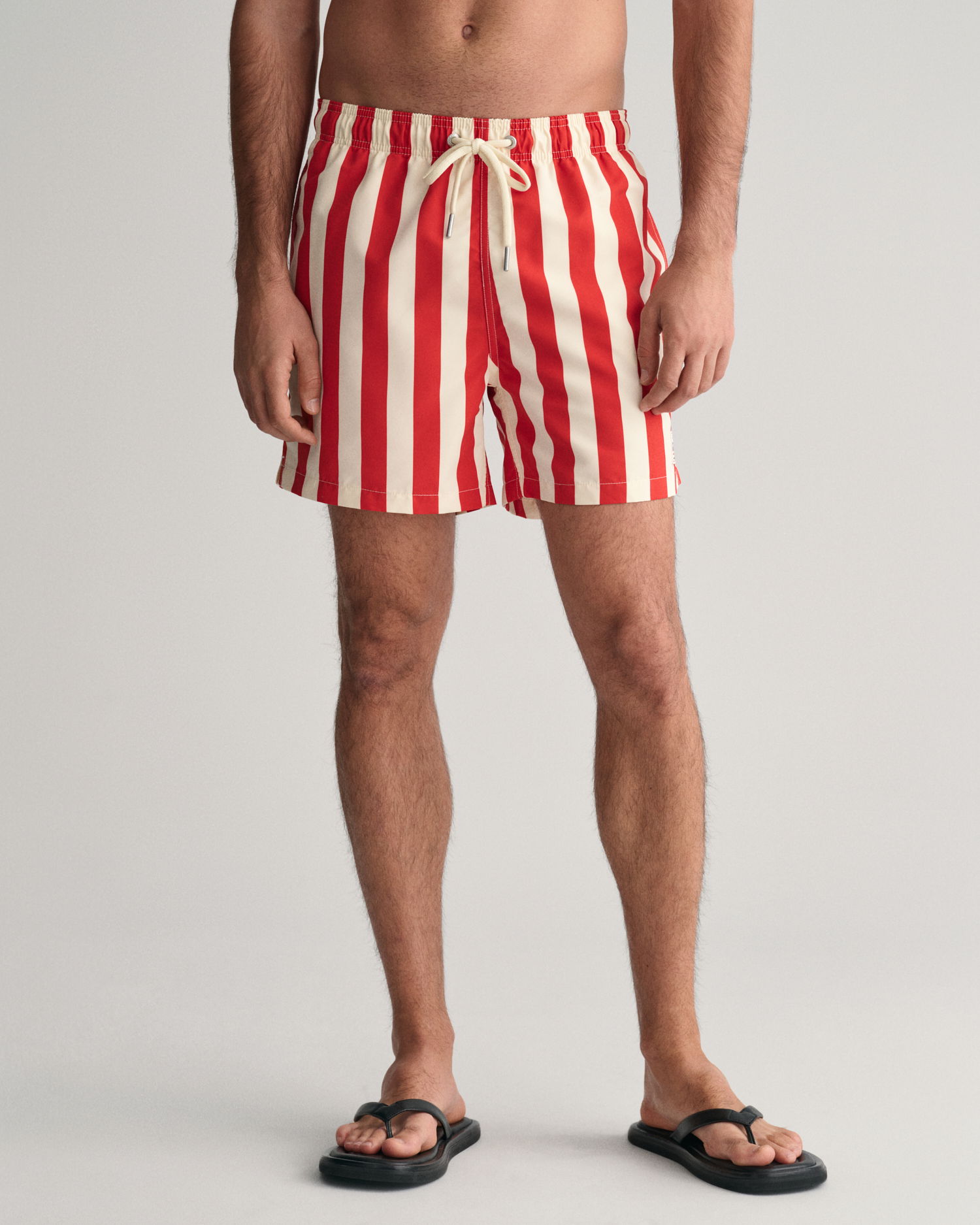 Badeshorts med brede striper