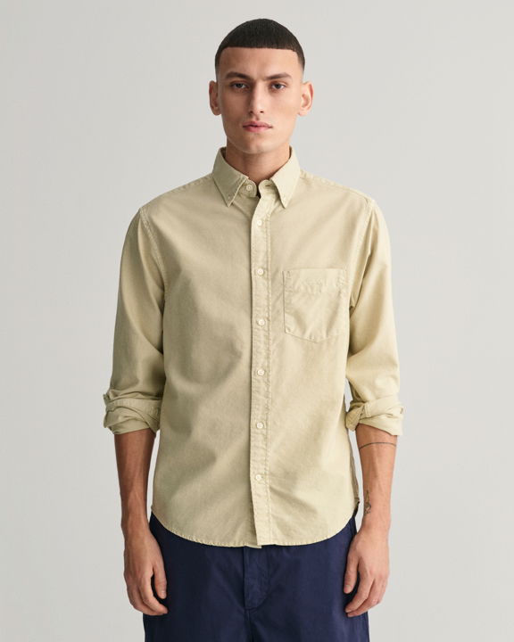 Regular Fit Sunfaded Archive Oxford-skjorte