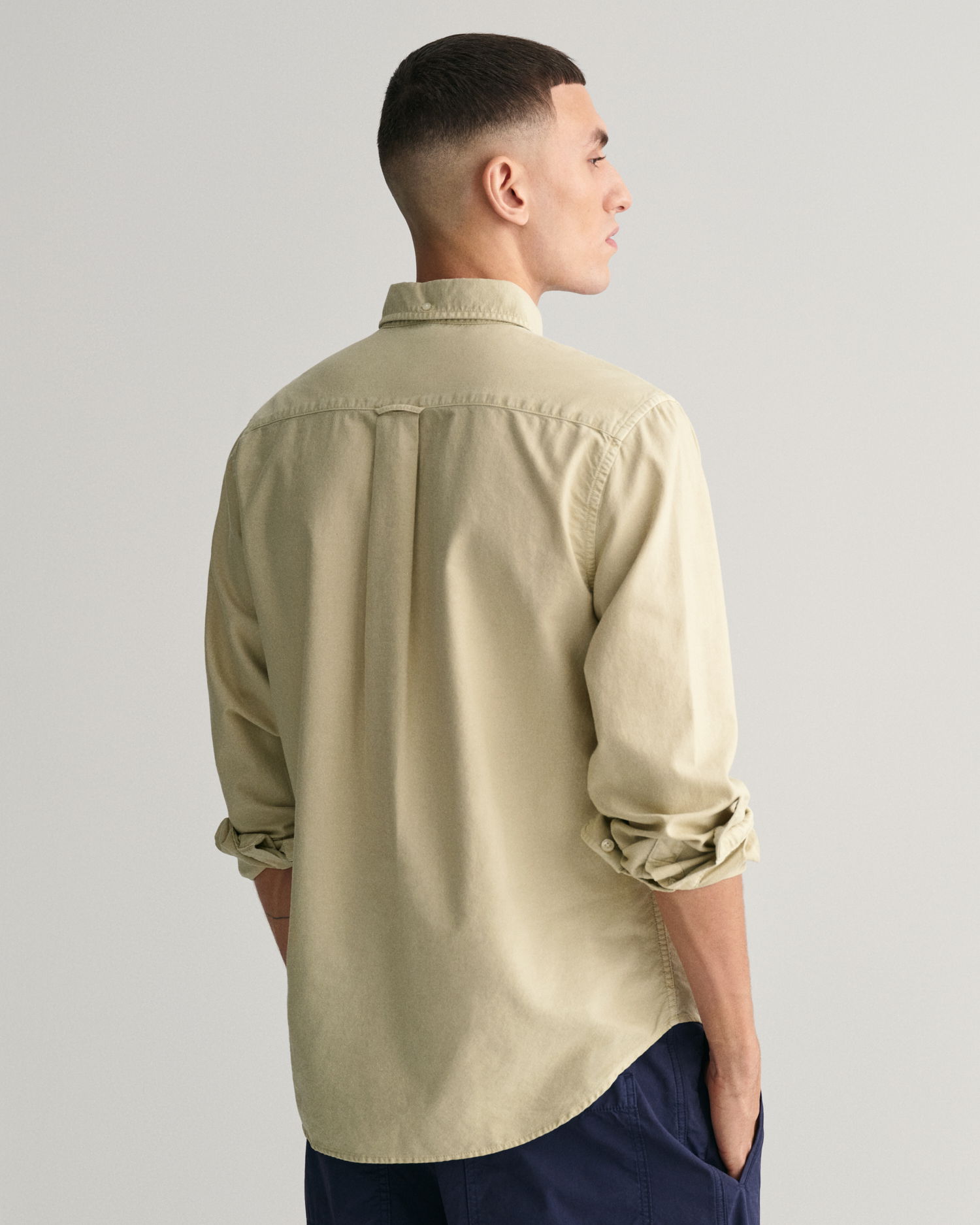 Regular Fit Sunfaded Archive Oxford-skjorte