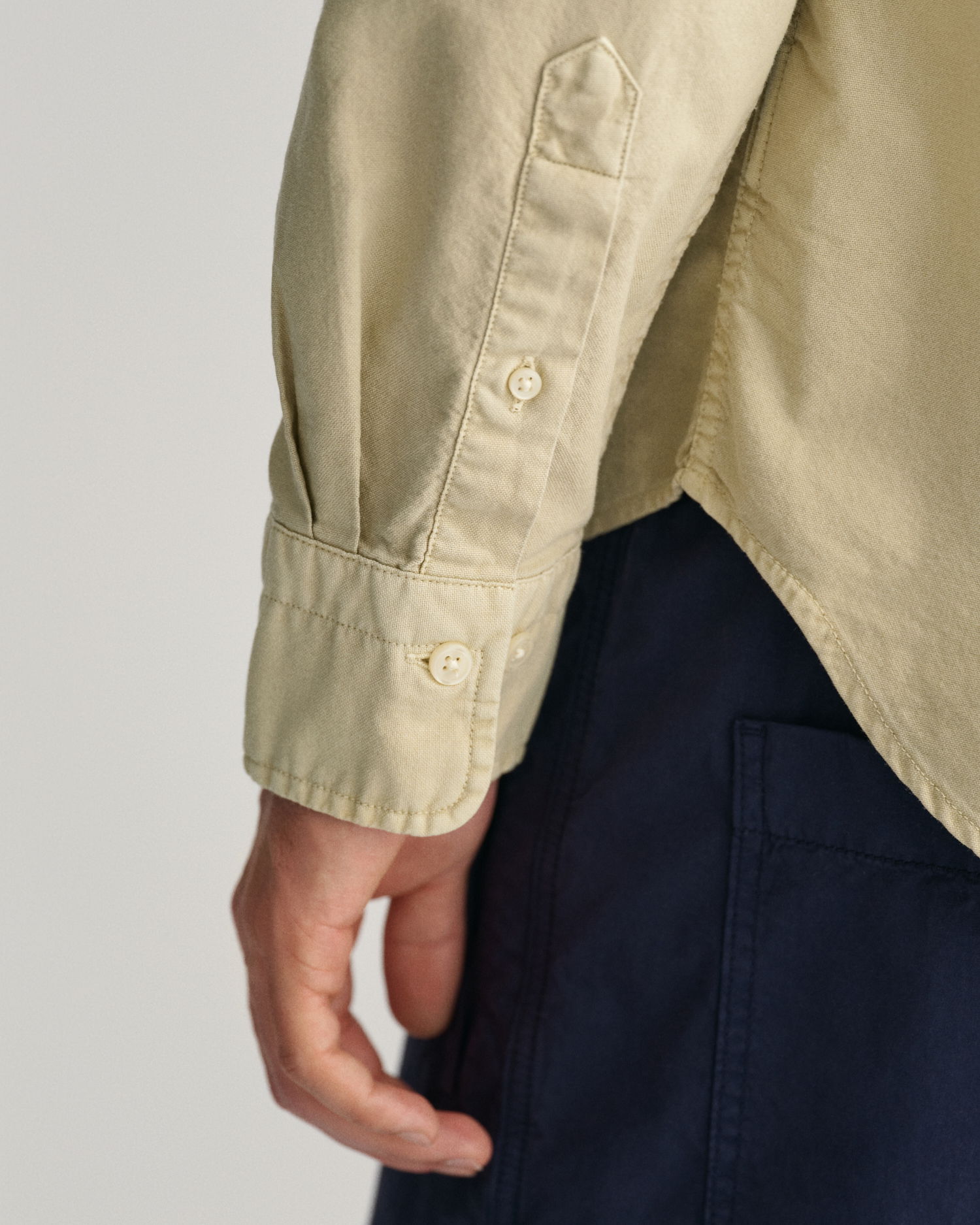 Regular Fit Sunfaded Archive Oxford-skjorte