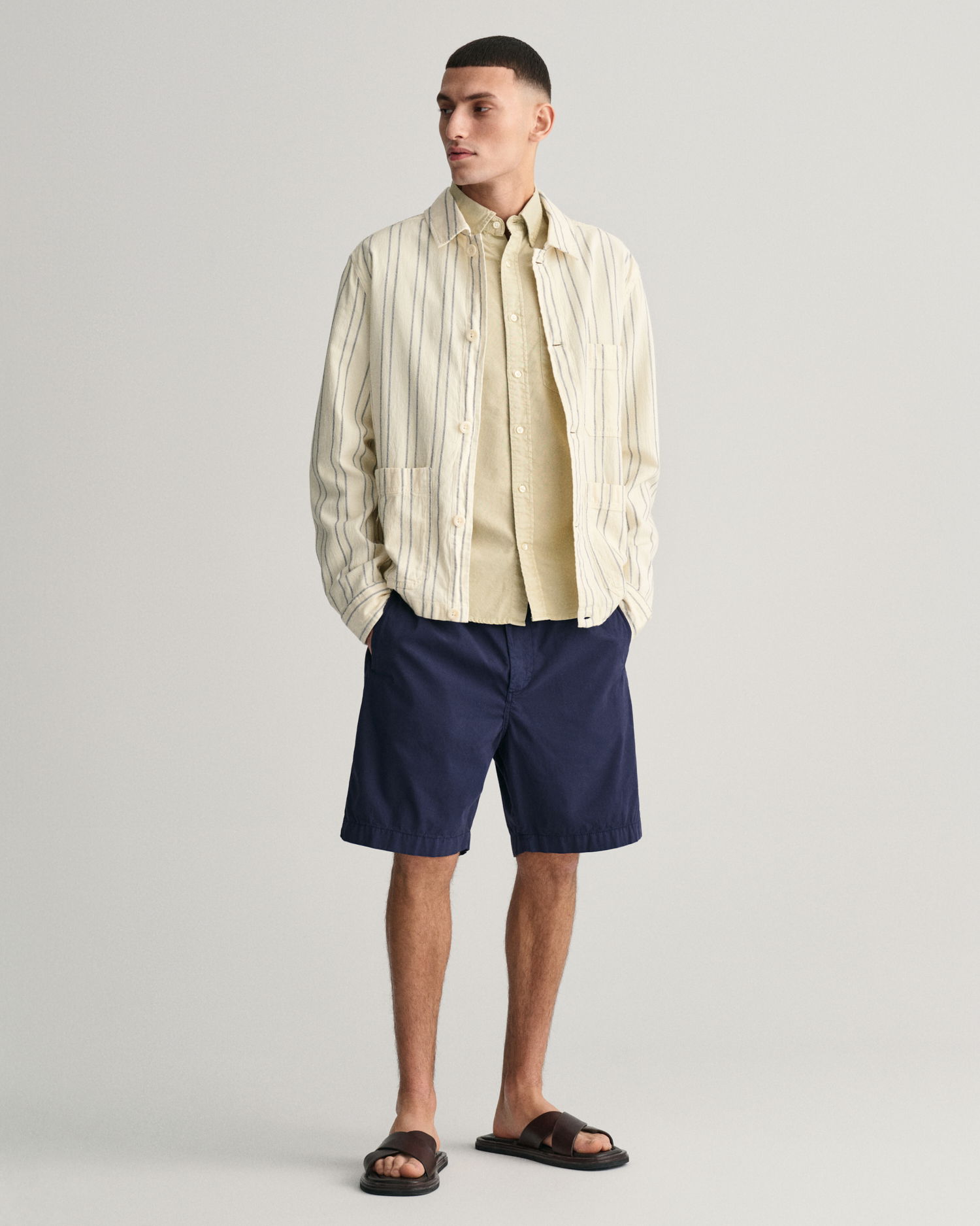 Regular Fit Sunfaded Archive Oxford-skjorte