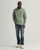 Shield collegegenser med half-zip