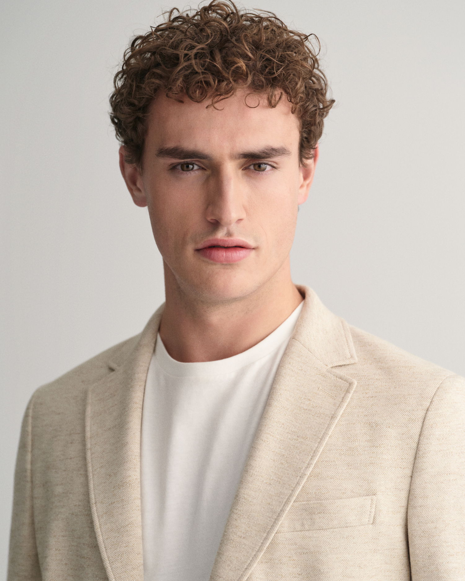 Slim Fit Cotton Linen Blazer