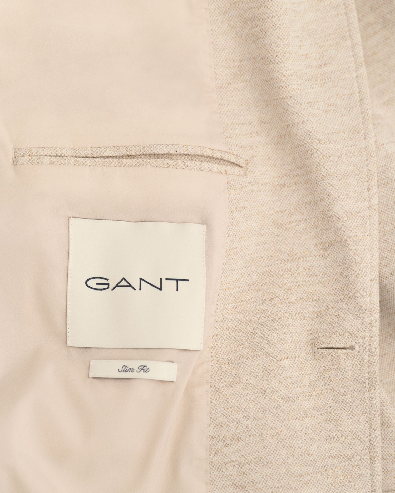 Slim Fit Cotton Linen Blazer