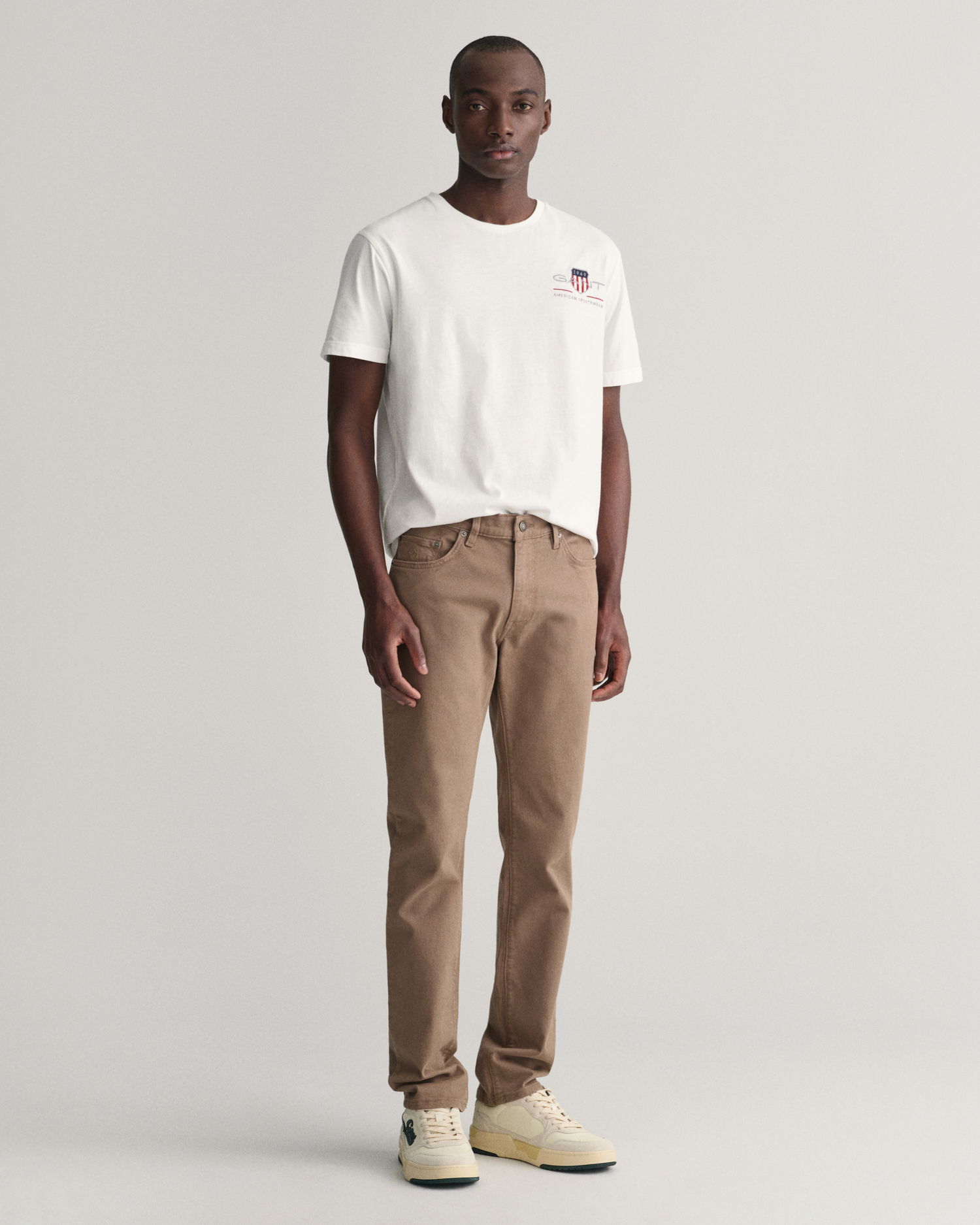 Desert jeans i slim-fit