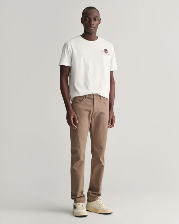Desert jeans i slim-fit