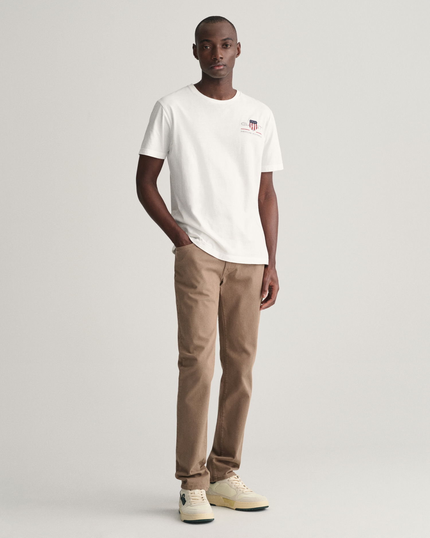 Desert jeans i slim-fit