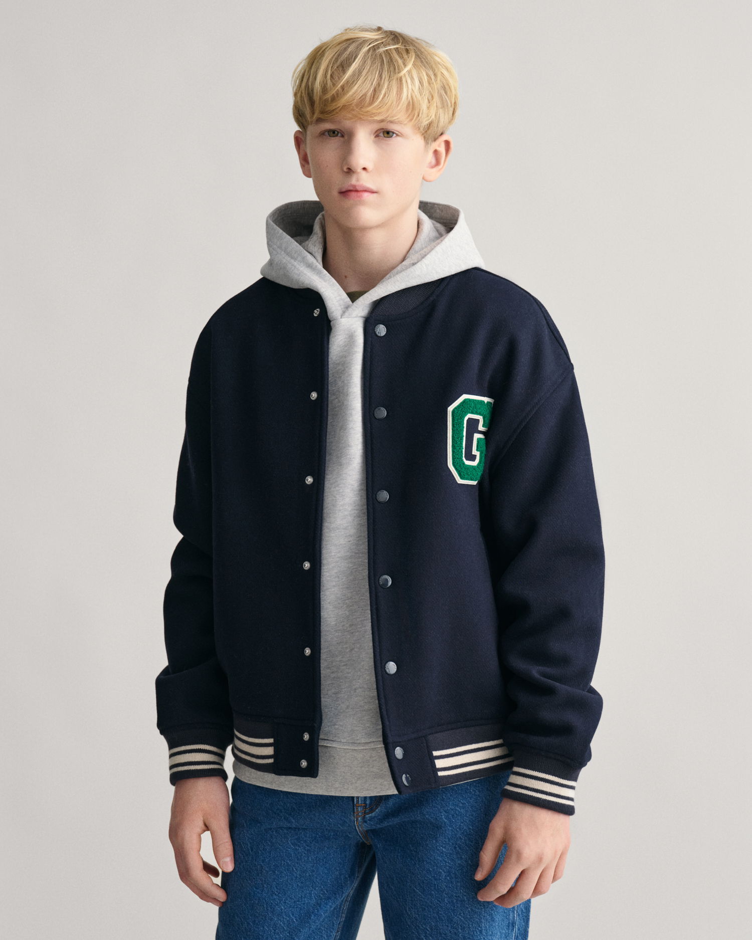 Varsity-jakke for tenåringer