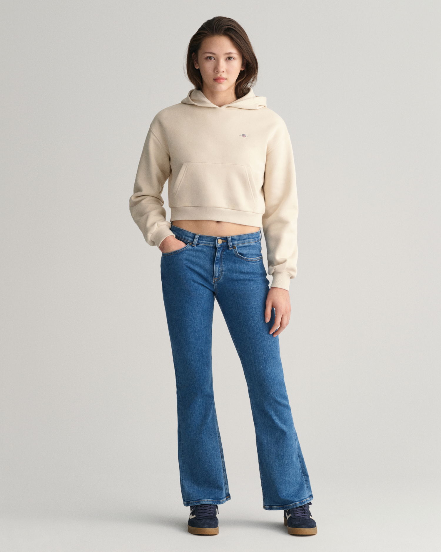 Tenåringsjenter Bootcut Jeans