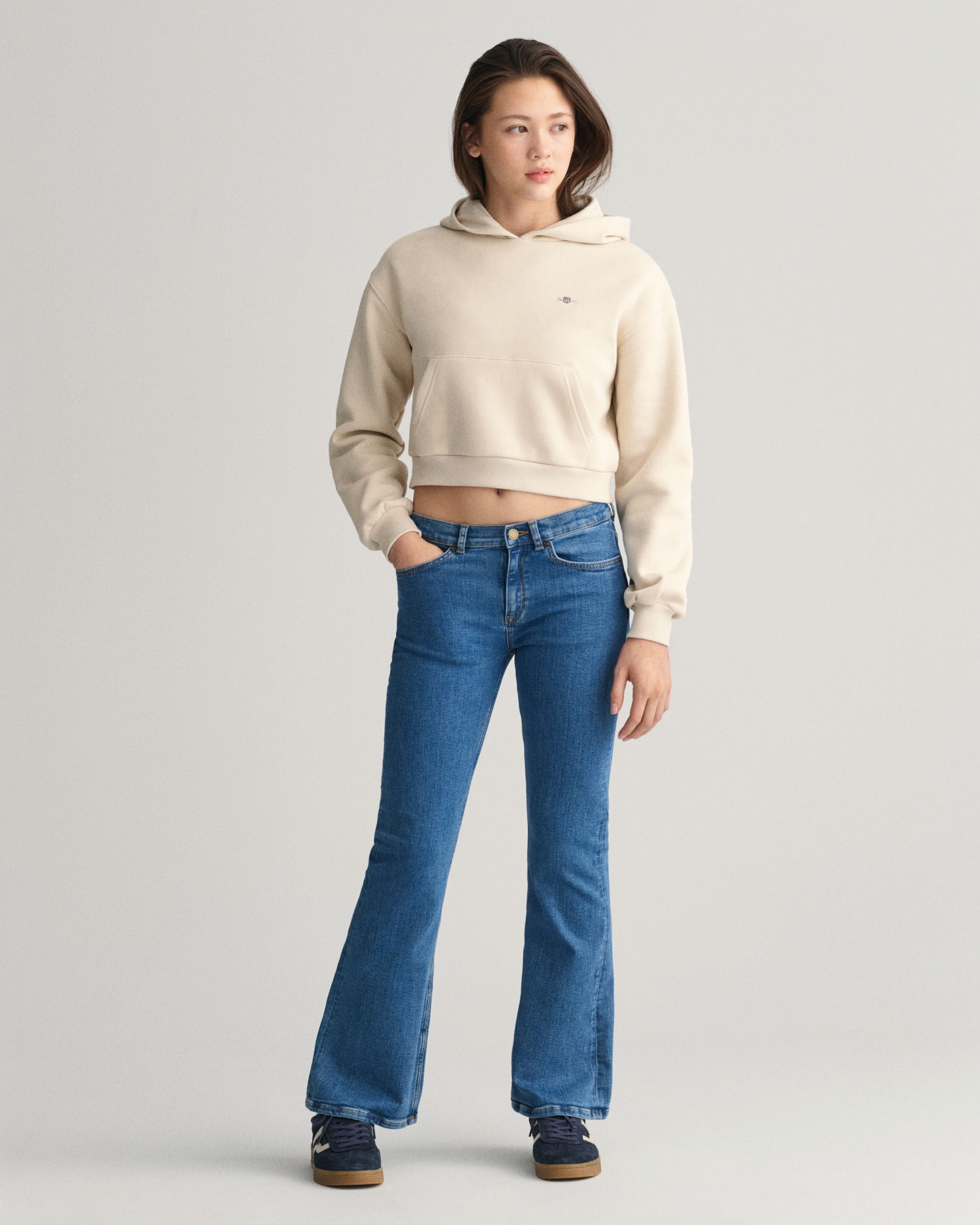 Tenåringsjenter Bootcut Jeans