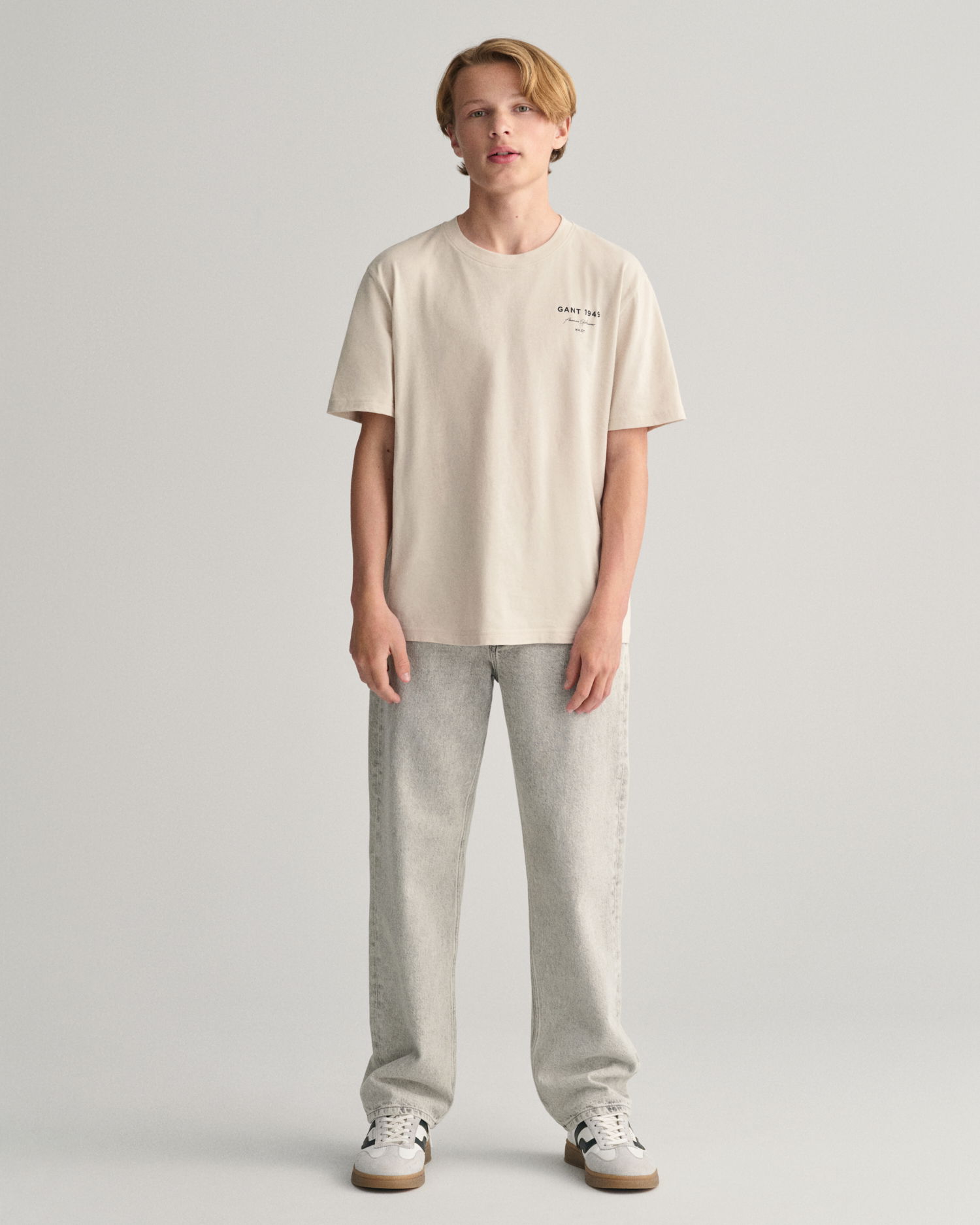 Teens Script Grafisk T-skjorte