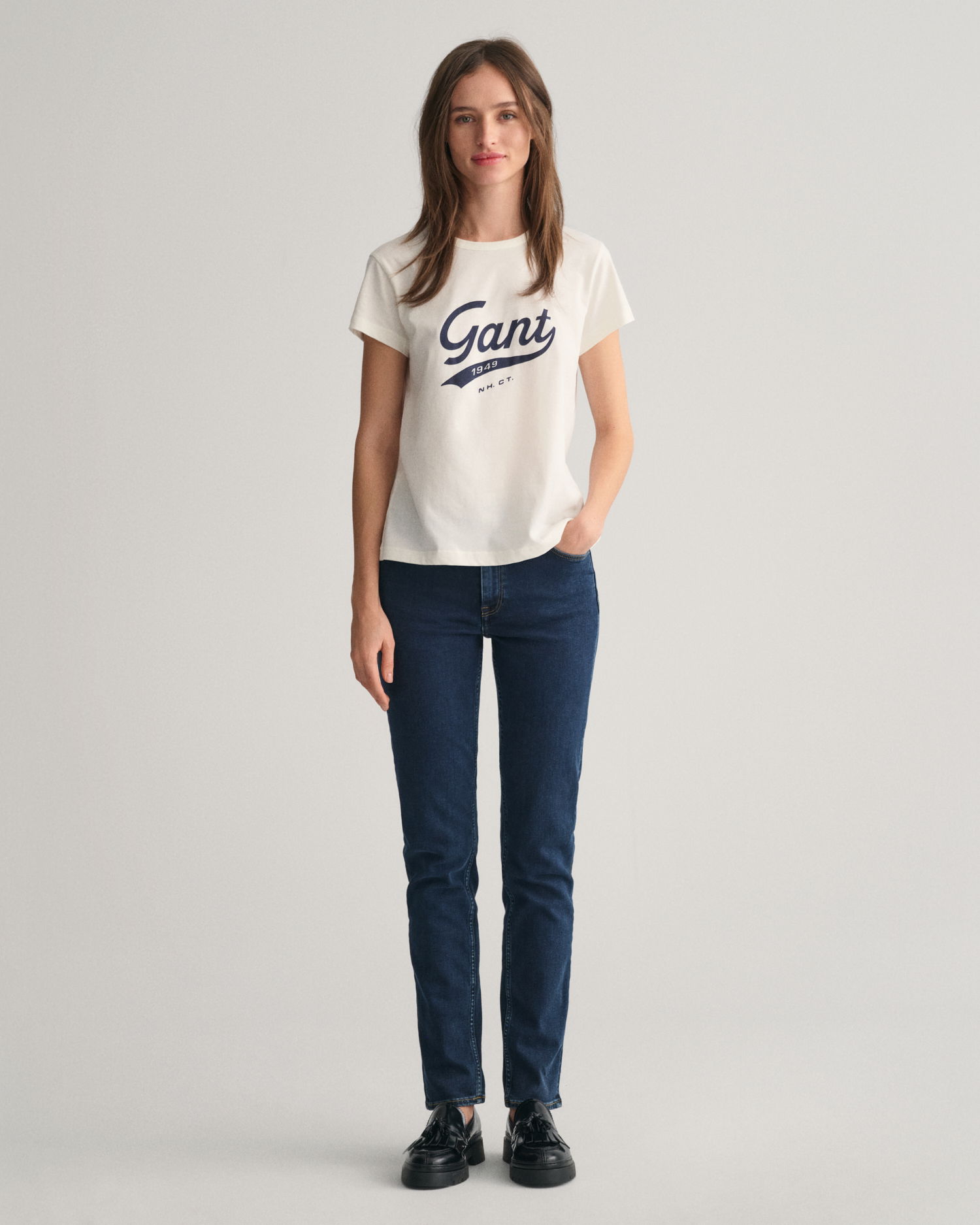 Slim-fit jeans med superstrecth