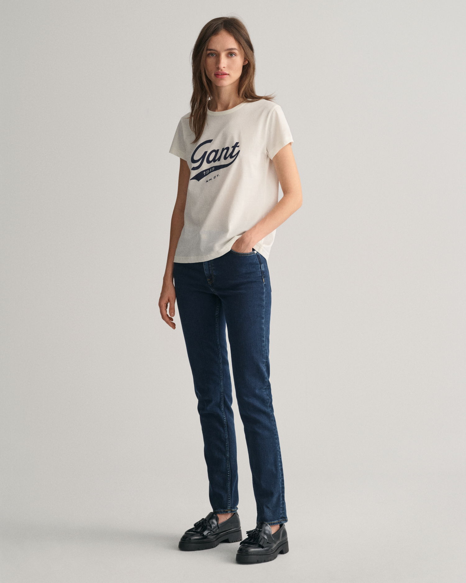 Slim-fit jeans med superstrecth