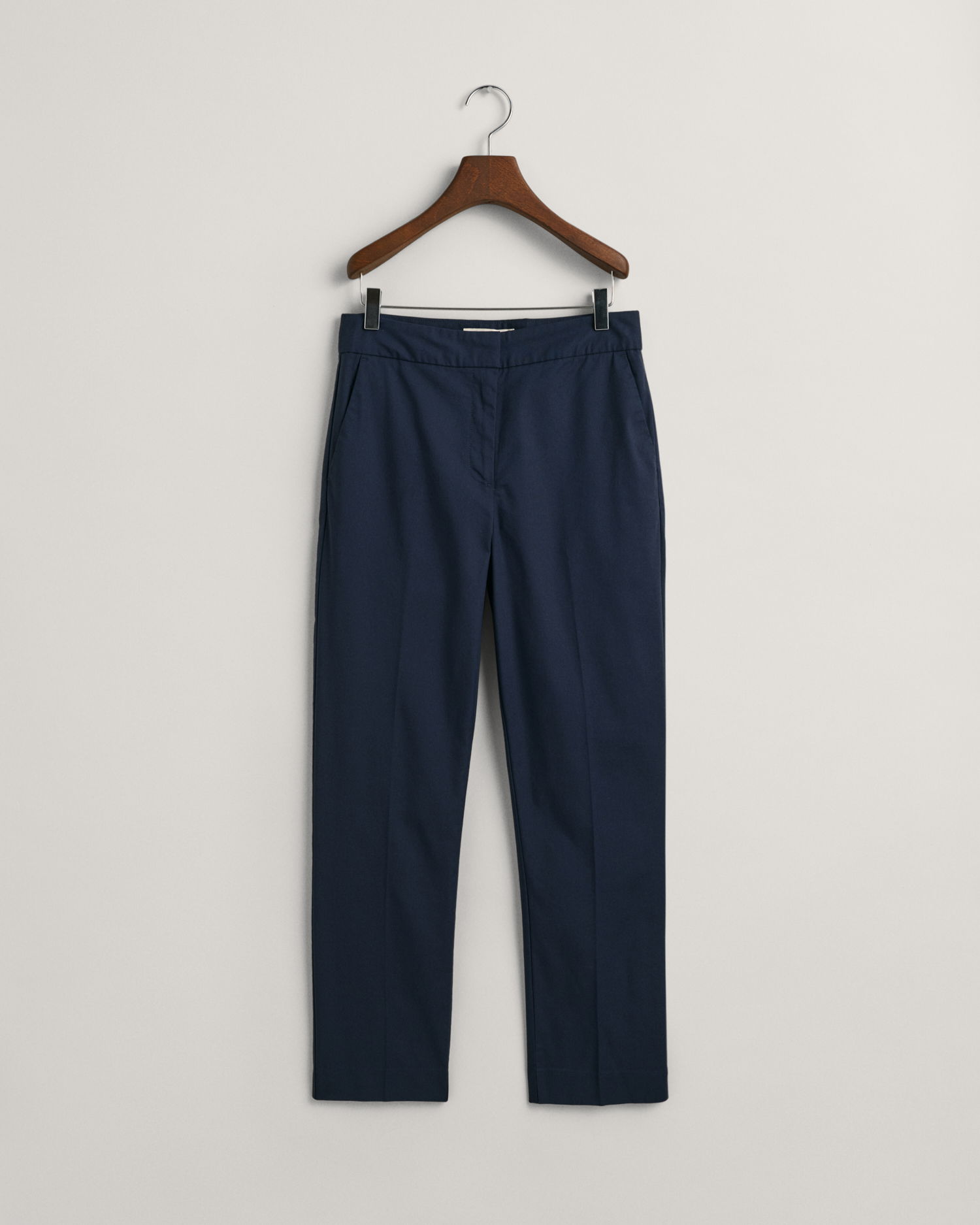 Smale chinos i glatt bomullsblanding