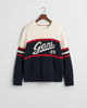 GANT Vintage grafisk genser med rund hals