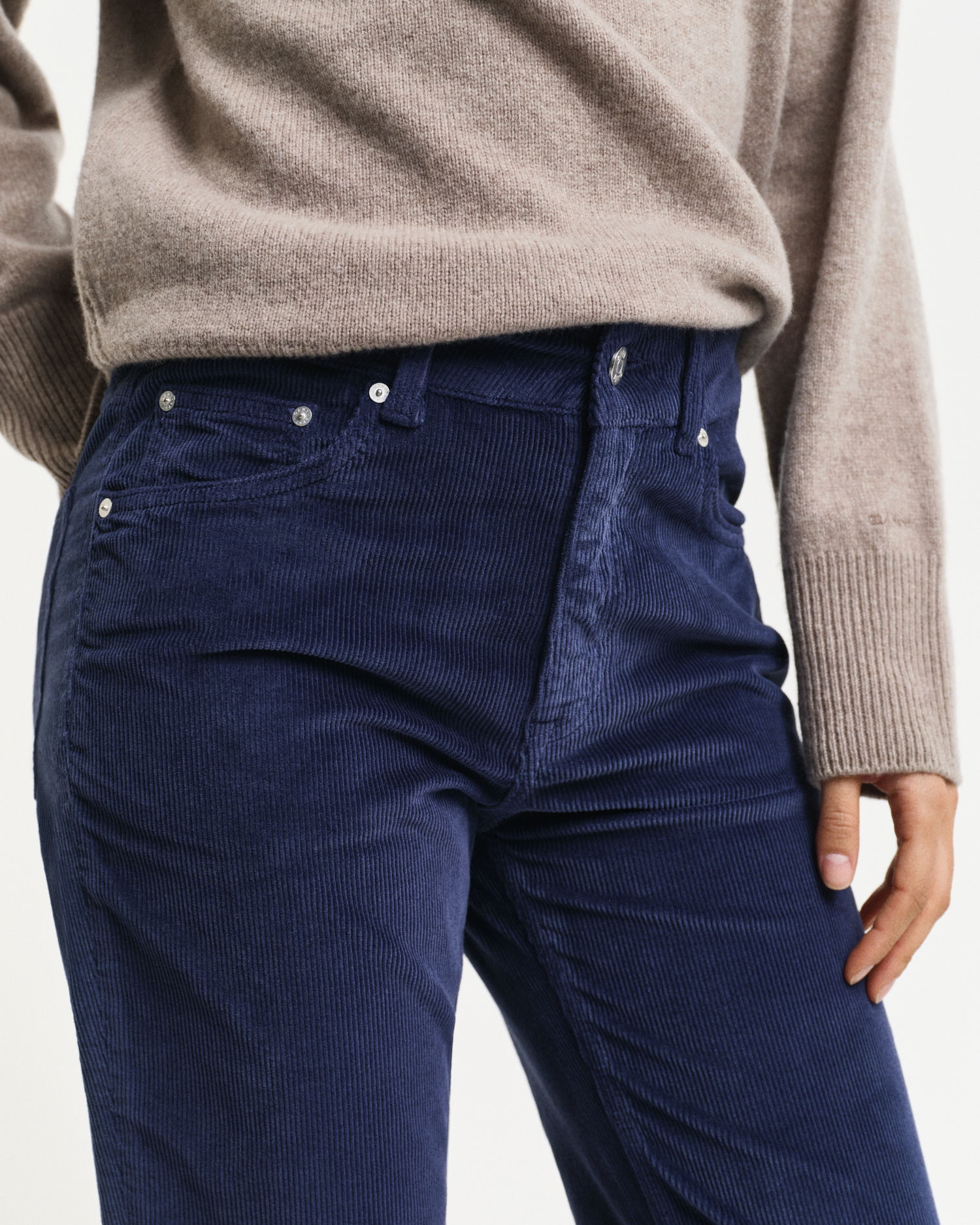 Flared Corduroy Jeans