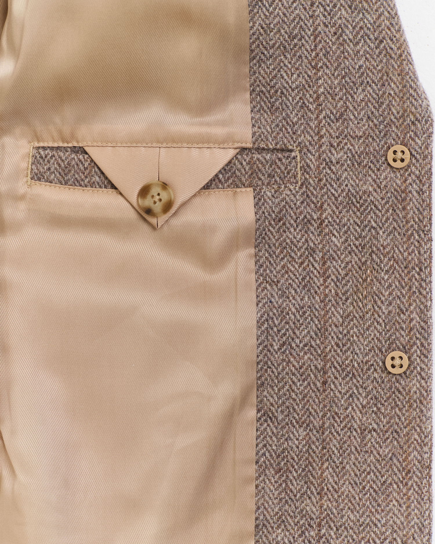 Regular Fit Herringbone Blazer