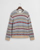 Fair Isle Crew Neck Sweater