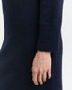 Herringbone Detail Turtleneck Kjole