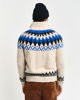Jacquard Zip Cardigan