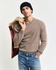 Cashmere genser med rund hals