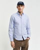 Stripete klassisk Oxford-skjorte med vanlig passform, unisex