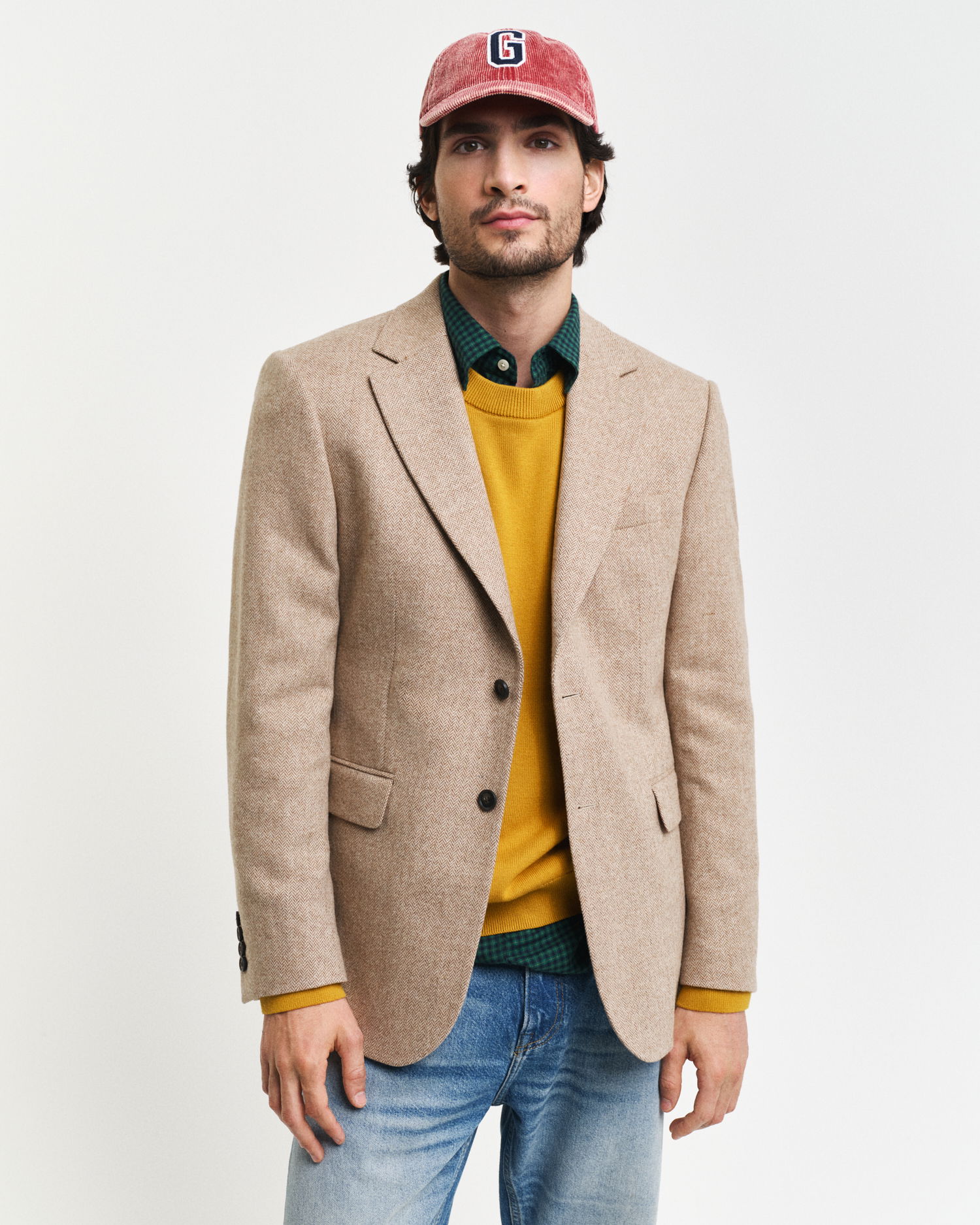 Herringbone Suit Blazer