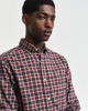 Regular Fit Rutete lett Twill-skjorte