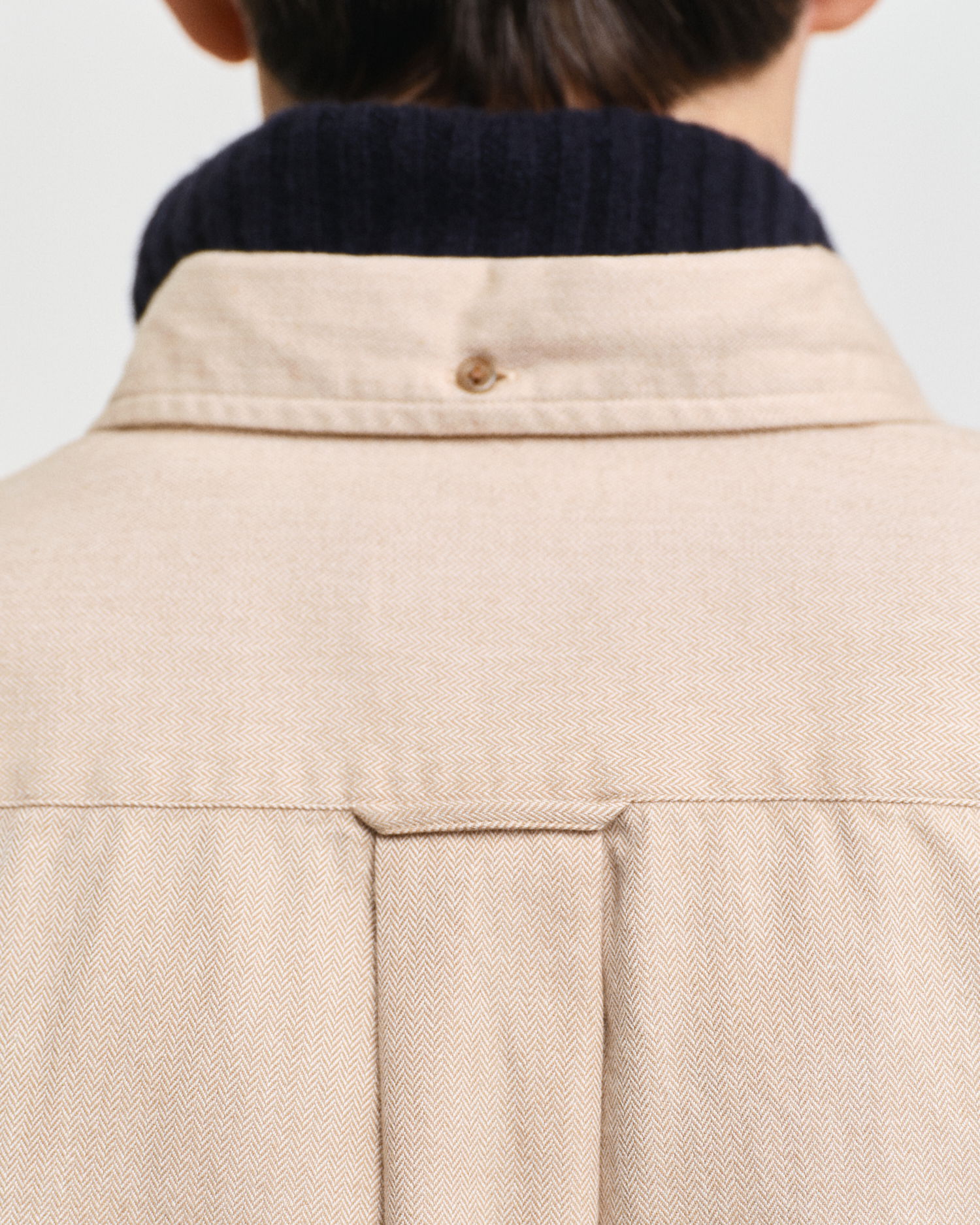 Regular Fit Flanell Herringbone Shirt